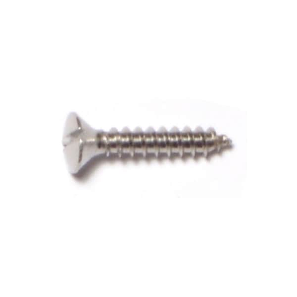 Midwest Fastener Sheet Metal Screw, #6 x 3/4 in, 18-8 Stainless Steel Oval Head Slotted Drive, 30 PK 62413 - main